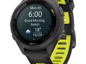 Garmin Forerunner 265S GPS Laufuhr - schwarz/zitronengelb