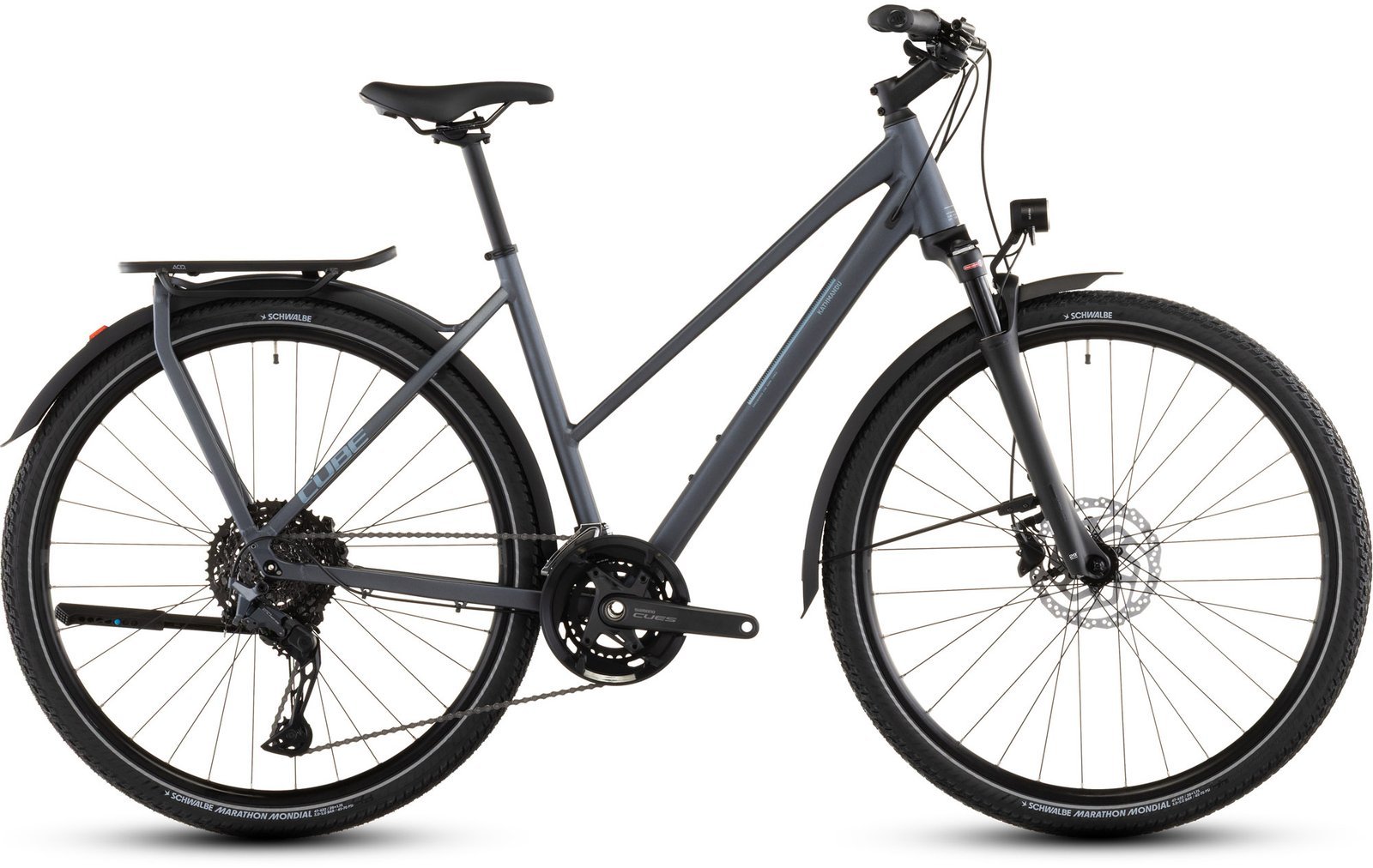 Cube Kathmandu EXC metallicgrey´n´chrome Trapeze
